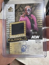 2025 SP Game Used AEW Darby Allin Authentic Fabrics Relic Auto /49 Rare!