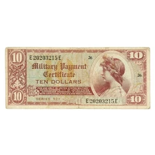 10 Dollars US MPC Series 524 F