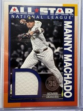 Manny Machado 2025 Topps Series 2 All-Star Game Used 2 Color Patch Padres