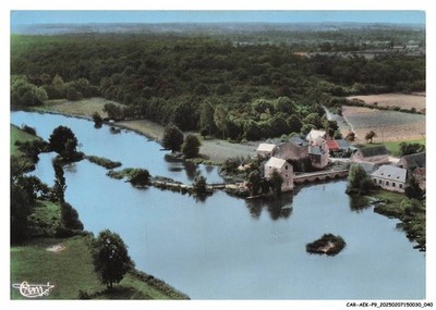 CAR-AEKP9-0563-49 - Environs des rairies - Aerial view - Le loir a chalou