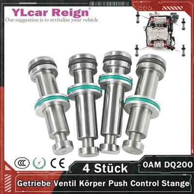 4 Stück 217356 0AM DQ200 Getriebe Ventil Körper Push Control Stange Für Audi VW