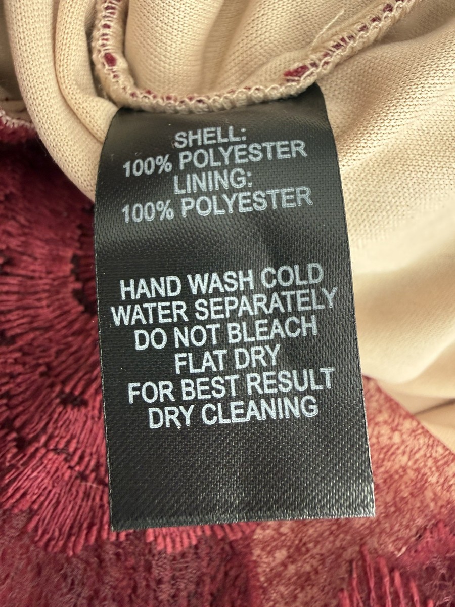 alluring dream burgundy floral mesh lace trumpet midi dress Scalloped Lace Trumpet Midi Dress main image 1