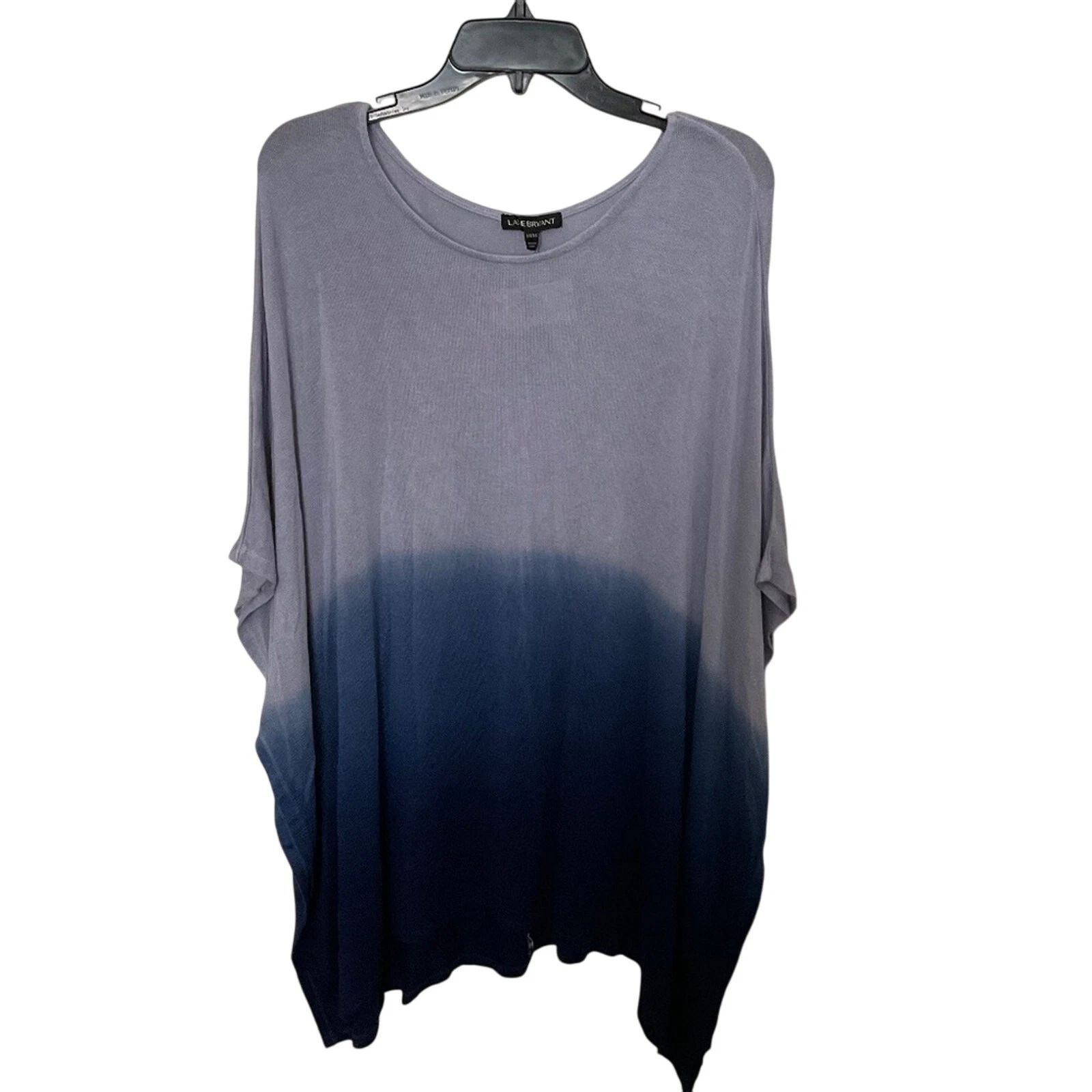 Lane Bryant Blue Ombré Poncho - Size 14/16 NEW