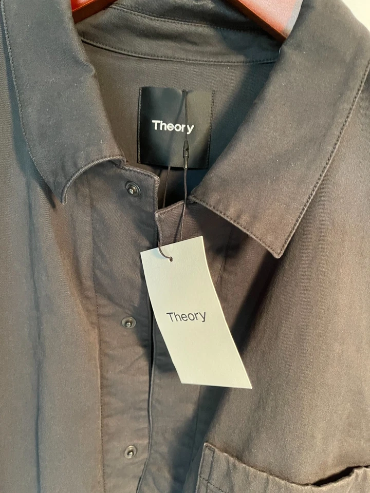 Chaqueta de Camionero Jaime THEORY Para Hombres - XXL - NUEVA con Etiquetas Foto 4 de 4