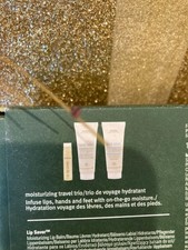 NEW Aveda Gift Set Moisturizing Travel Trio Lip Saver Foot Relief Hand Relief