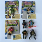 Lot of 7 Teenage Mutant Ninja Turtles TMNT Vintage Figures Misc w/ Accessories