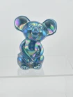 Fenton Georgia Blue Carnival Mouse Figurine NFGS Club Exclusive 2022 Ltd Ed
