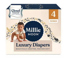 Millie Moon Luxury Diapers - Size 4 - 72count