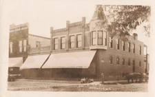 RPPC Real Photo Postcard Roof Block at Norwalk Wisconsin General Store