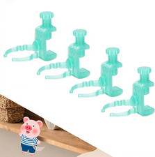 Doll Stand for the Edge of the Cabinet  Teal Zen Doll Holder  Mindfulness Display