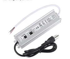 LED Driver 60 Watts Waterproof IP67 Power Supply Transformer Adapter 100V-265V