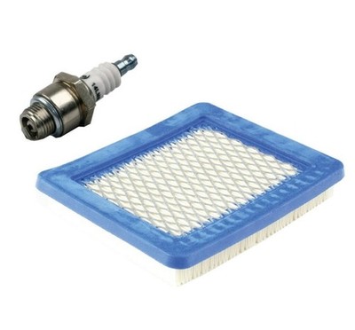 Luftfilter 491588 für Zündkerze mit Motor Stratton Briggs Rasenmäher Quantum