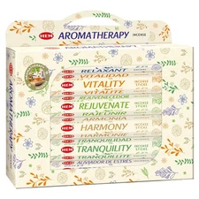 Aromatherapy Gift Incense Sticks |120 Sticks, 6 Boxes Inside| 9 Inches Long, ...