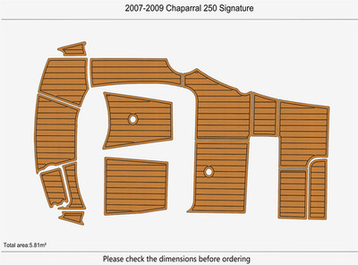 2007-2009 Chaparral 250 Signature DuraEVA Boat flooring