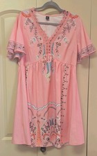 Shein Curve Women's Dress Pink and Floral Size 0XL