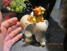 Ancienne Tirelire à L'Eléphant et les Ours Loustics en résine no Peluche