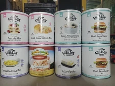 8  Mountain House Augason Farms Freeze Dried Food #10 Emergency Camping  Lot #62