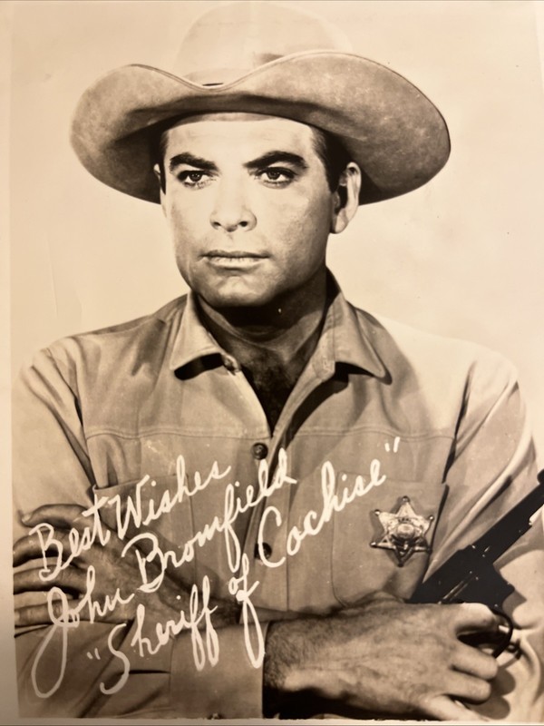 1959 TV WESTERN AD/THE SHERIFF OF COCHISE/JOHN BROMFIELD/Full Page 5 x 7 Promo