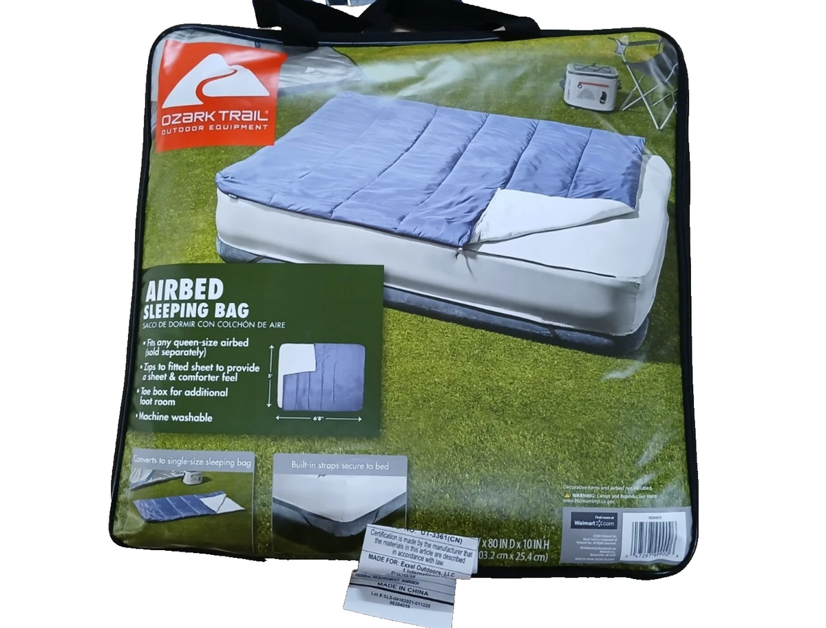 Doublure De Sac De Couchage Ozark Trail - Rectangulaire 78x33.5 Pouces - Camping - Olive