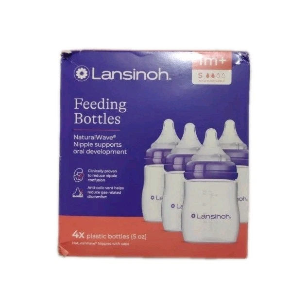 Anti-Colic Baby Bottles for Breastfeeding Babies, 5 Ounces, 4 Count
Opens in a new window or tab