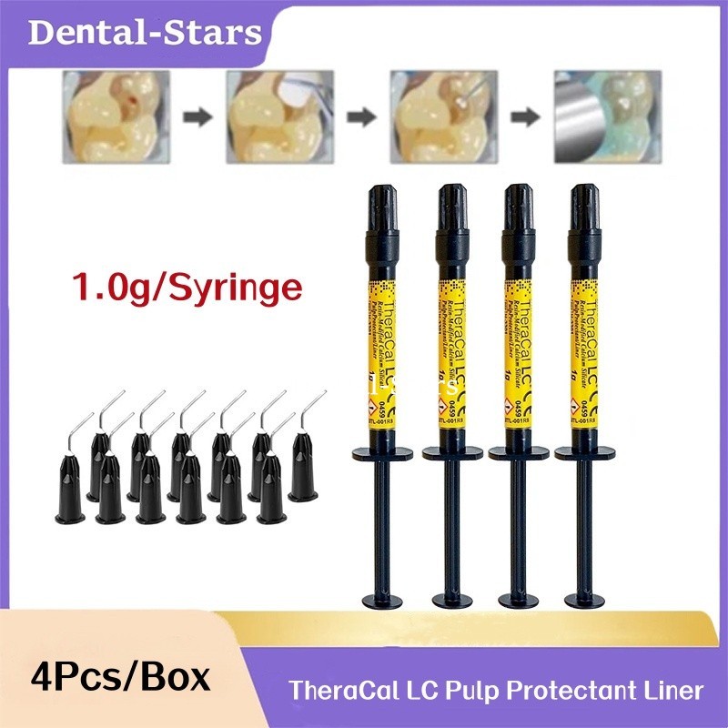 TheraCal LC Dental Pulp Protection Liner Light Cured Resin Material 1.0g/Syringe