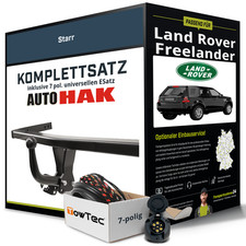 Für LAND ROVER Freelander 2 Typ L359 Anhängerkupplung starr +eSatz 7pol uni 06-