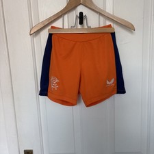 Glasgow Rangers 2022-2023 Third Football Shorts Size SB (B313)