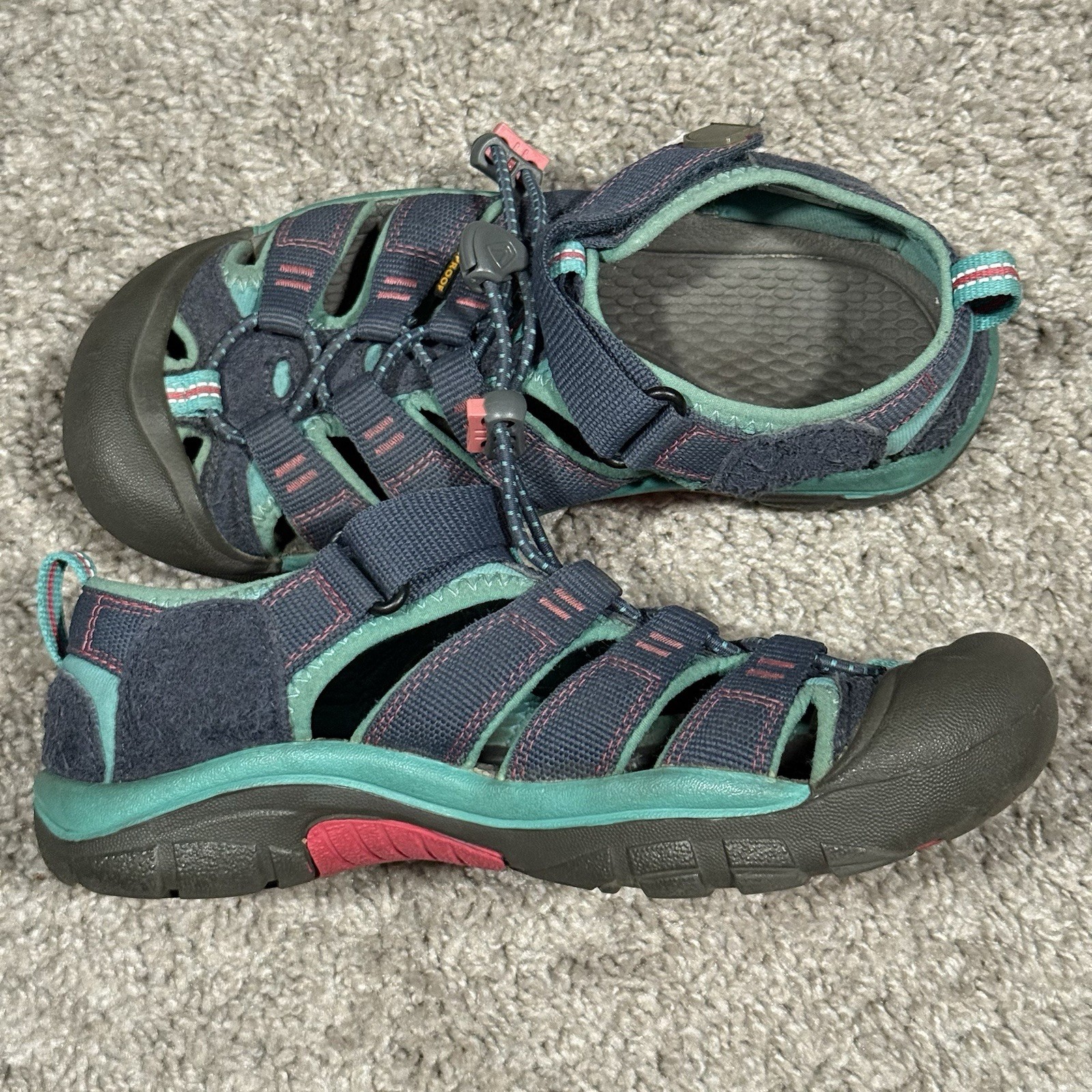 Keen Newport sandalo impermeabile da trekking per bambini taglia 3 blu viola cinghie regolabili