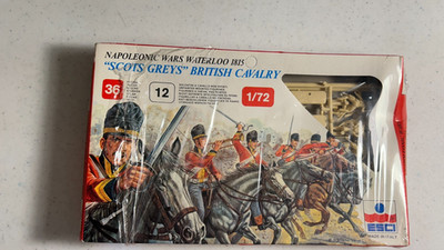 Esci Ertl 1/72 ''Scots Greys'' British Cavalry Waterloo 1815 Napoleonic Wars #217