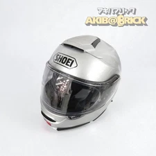 SHOEI NEOTEC II Full Face Helmet Motorcycle Silver Size M Excellent Condition