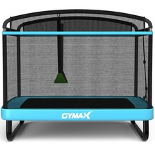 Gymax 6FT Kids Jump Recreational Trampolines W/Swing Safety Enclosure