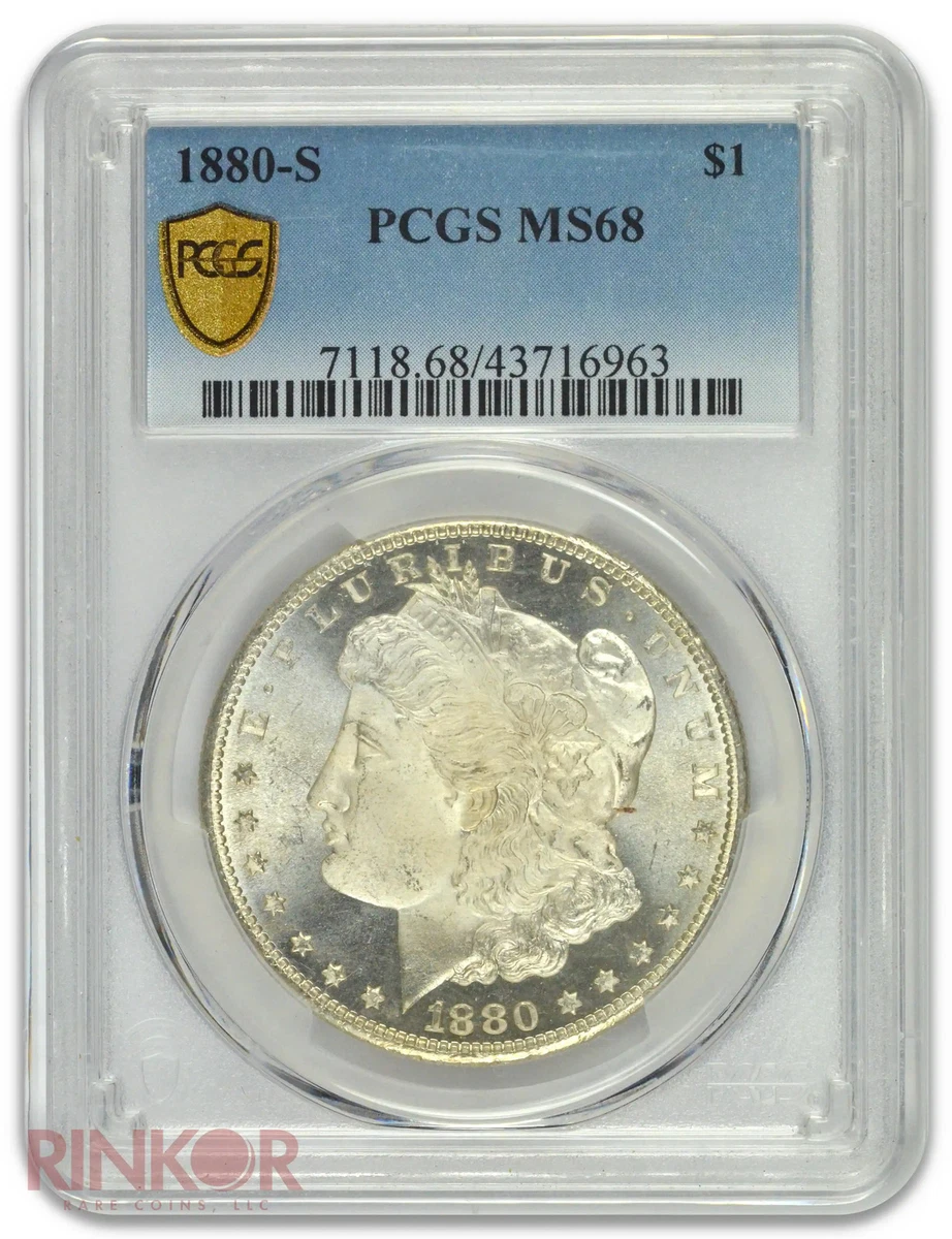 MS 68 Graded 1880 Year Morgan US Dollars (1878-1921) for sale | eBay