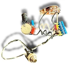 HH 3-way Solderless Wiring Harness w/ Greasebucket Circuit w/ Treble bleed 