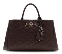 Guess Frances Girlfriend Satchel Schultertasche Tasche Brown Dunkelbraun Neu