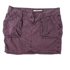 Old Navy y2k Cargo Mini Skirt Size 6 Purple Utility Gorpcore Indie Goblin BOHO
