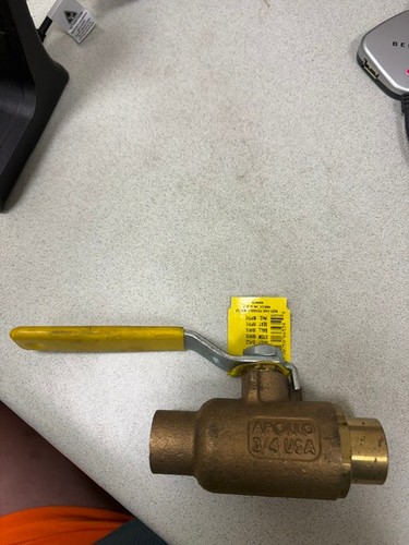 Conbraco Apollo 3/4" Sweat Brass Ball Valve