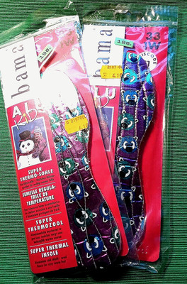 2 Paar BAMA ALU THERM KID Gr. 33 - Einlegesohle - Winter-Sohle  NEU - # 618
