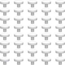 Ceramic White Coralline Coral Frag Plugs Coral Frag Base Round/Big Size Round/He