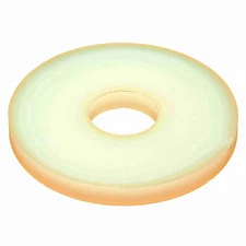 MIDWEST FASTENER 72868 Flat Washer,  For Screw Size 3/8" , Nylon 10 PK