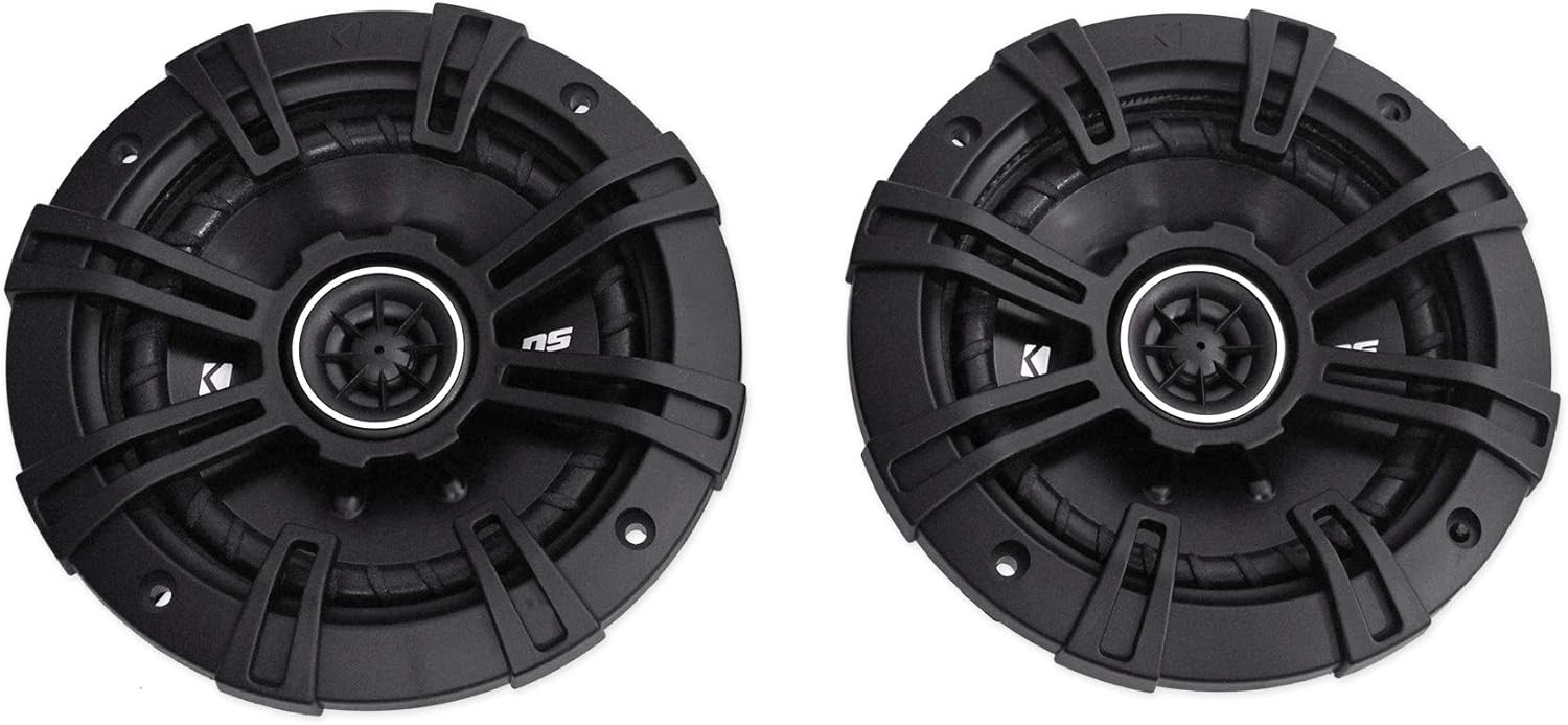 2 Kicker 43DSC504 D-Series 5.25" 200W 2-Way 4-Ohm Car Audio Coaxial BLACK 