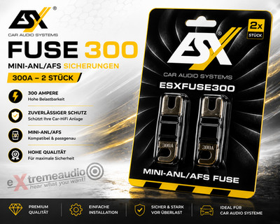 ESX FUSE300 Mini-ANL/AFS Sicherungen 300A - 2 Stück MINI ANL Sicherung
