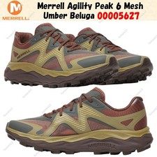 Merrell Agility Peak 6 Mesh Umber Beluga 00005627 Men's Size