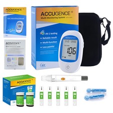 Blood Ketone Meter Kit with 30 Test Strips Lancets for Ketogenic Diet Monitor