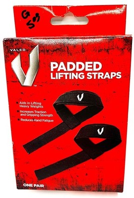 NOB VALEO PADDED LIFTING STRAPS ONE PAIR VF4548BK; COMFORTABLE; MACHINE WASHABLE
