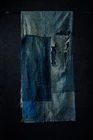 Antique Japanese BORO Indigo Textile – Meiji Period Ranru Sashiko Folk Cloth