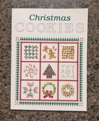 Vintage Christmas Cookies Cookbook Gingerbread Spritz Candy Cane Pumpkin Russian