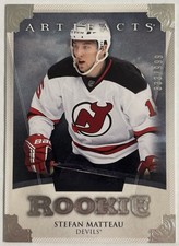 2013-14 Upper Deck Artifacts Rookie Card Stefan Matteau /999 #194 RC. rookie card picture