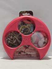 Meal Measure Portion Control Plate Container Weight Loss Diet Tool Red BPA Free