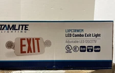 Tamlite Lighting  Combo Exit Light LXPC3RW