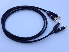 3FT Mogami with Neutrik Rean Gold Phono RCA Cable Red - White Color Code